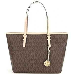 Michael KORS Jet Set Patterned Tote
